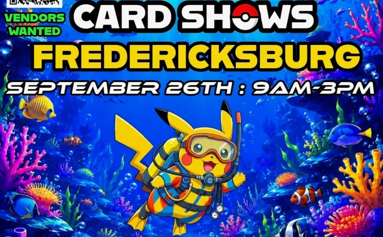 FREE Pokémon & Sports Card Show – Fredericksburg, VA – September 26, 2026